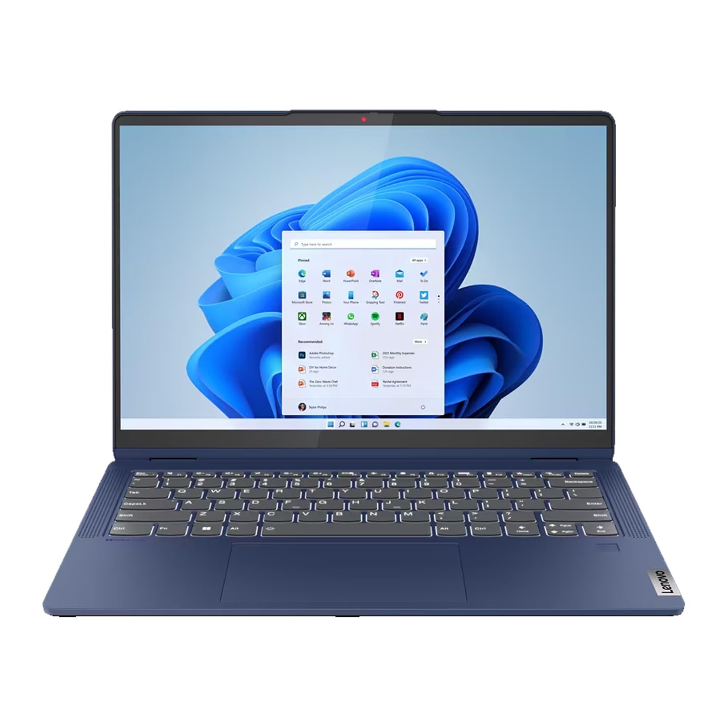Convertible 2 en 1 - Lenovo IdeaPad Flex 5 14ABR8, 14" WUXGA, AMD Ryzen™ 5 5625U, 16GB RAM, 512GB, Radeon™ Onboard Graphics, Windows 11 Home, Azul