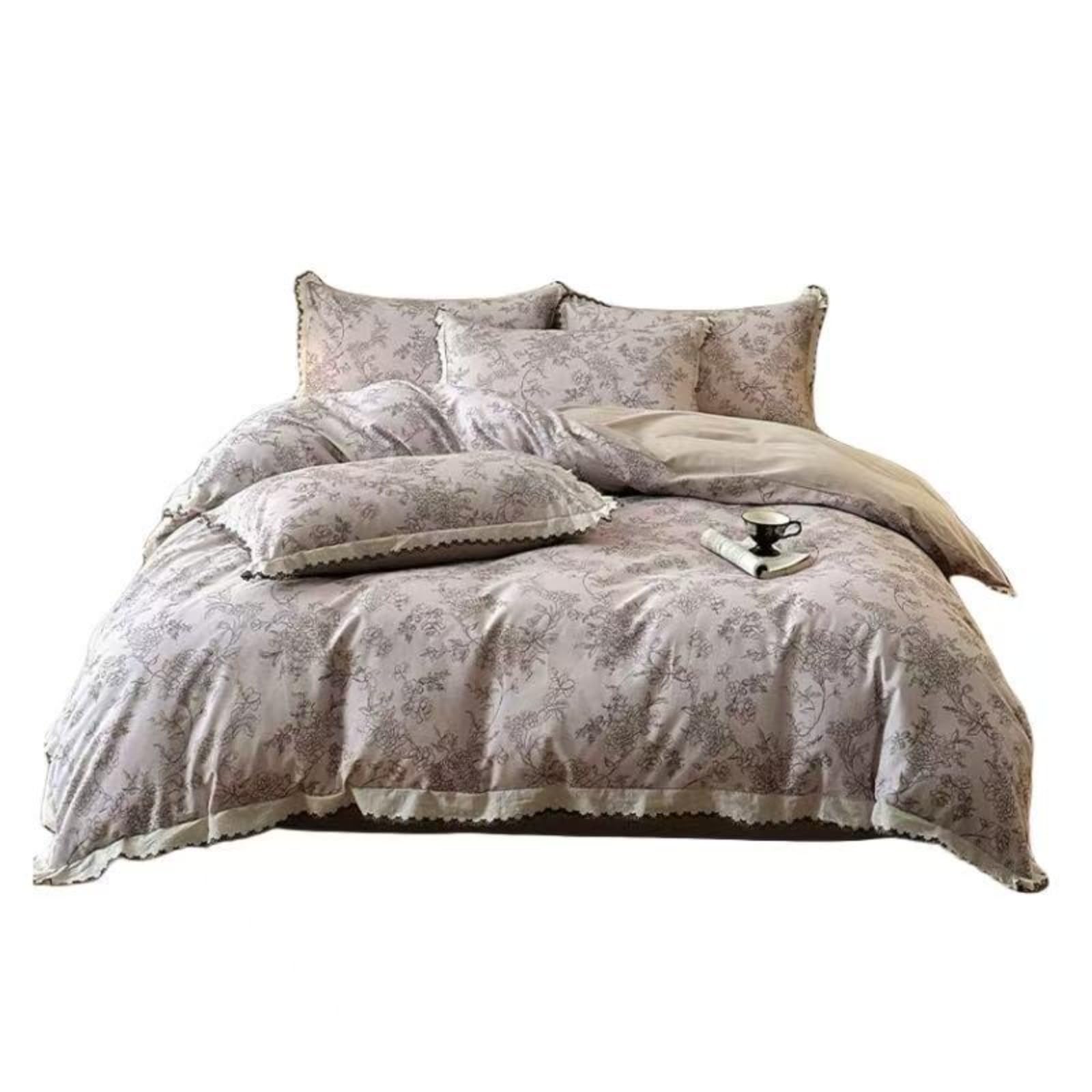 Housse de couette anti transpiration en coton doux 200x230 parure de lit anti irritation peau