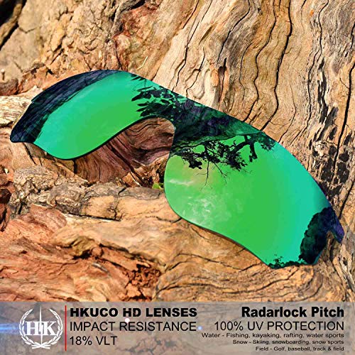 Lentes de repuesto para RadarLock Pitch pack de 6 pares de cristales intercambiables 7