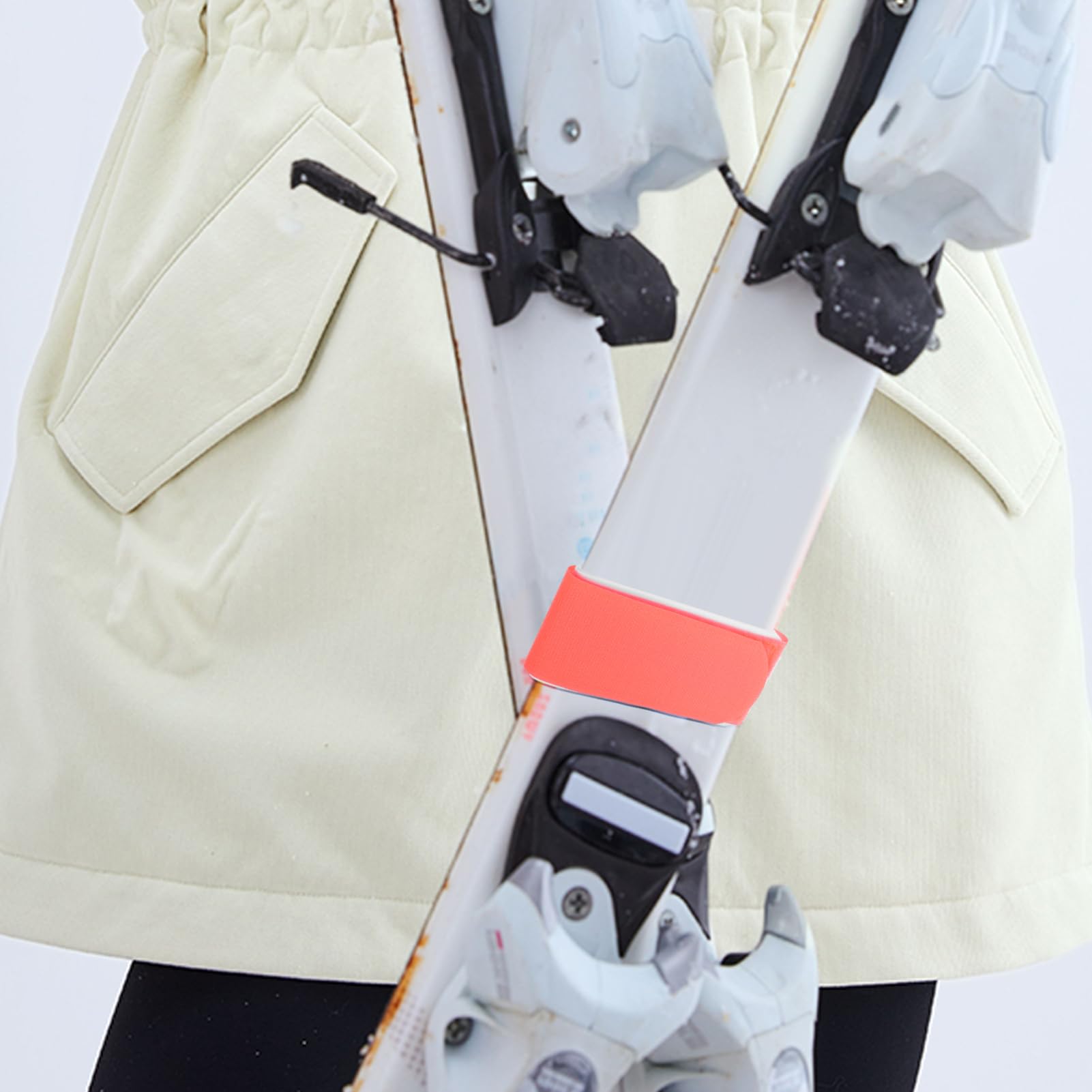 Toddmomy 4pcs Adjustable Ski Straps Fasteners Versatile Gear Storage Ties for Sports Wraps for Carrying Ski Equipment for Outdoor Skiing Enthusiasts