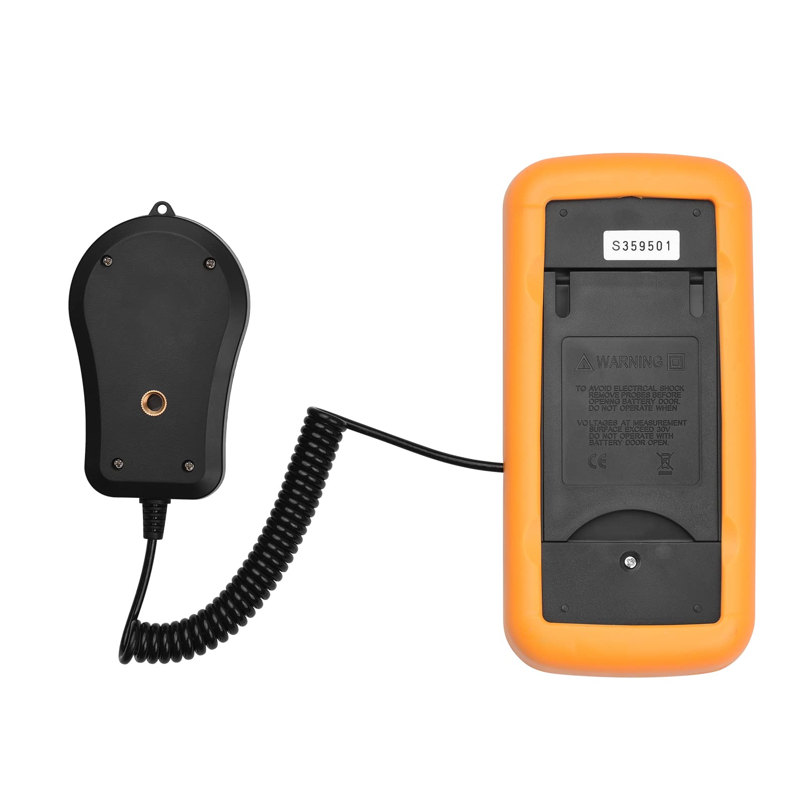 Medidor de luz digital de iluminación manual, rango de 200 a 200.000 lux, fotómetro LCD, portátil, luxímetro de mano con medidor de intensidad de luz de medición máxima para plantas de laboratorio