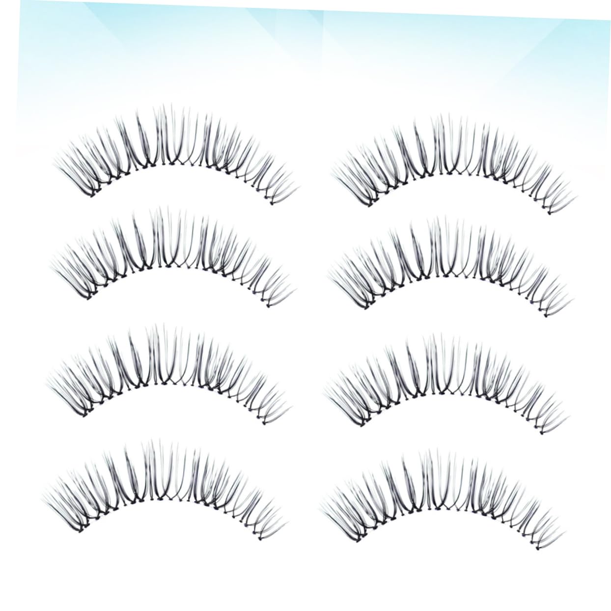 MAGICLULU 12 Paia ciglia finte kit ciglia magnetiche natura ciglia sottili estensione delle ciglia pestañas postizas naturales abito ciglia trucco ciglia naturali ciglio estendere