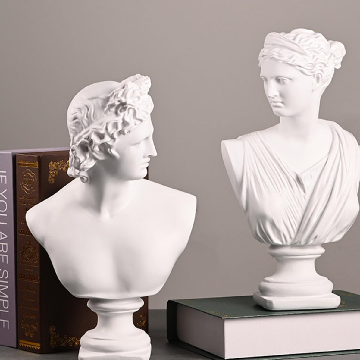 Gadpiparty David Statue als Kopf Ornament aus Kunstharz für Heimdekoration