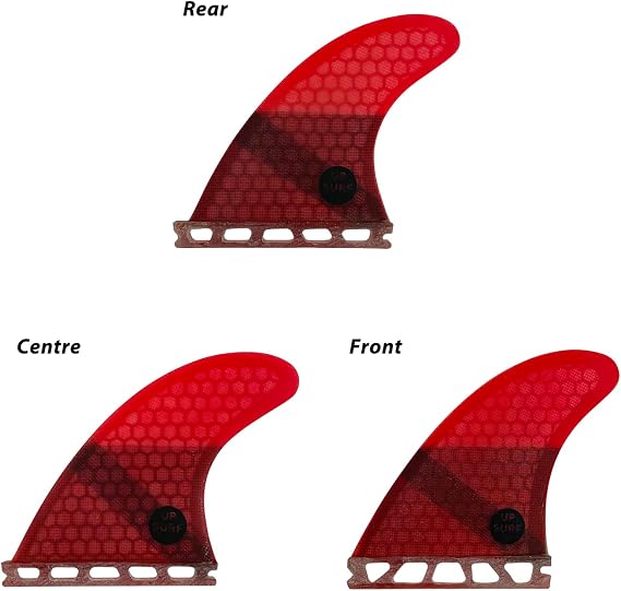 UP SURF Surfboard fins k2.1 5fins Single tab Surfing fins Honeycomb Choose Color