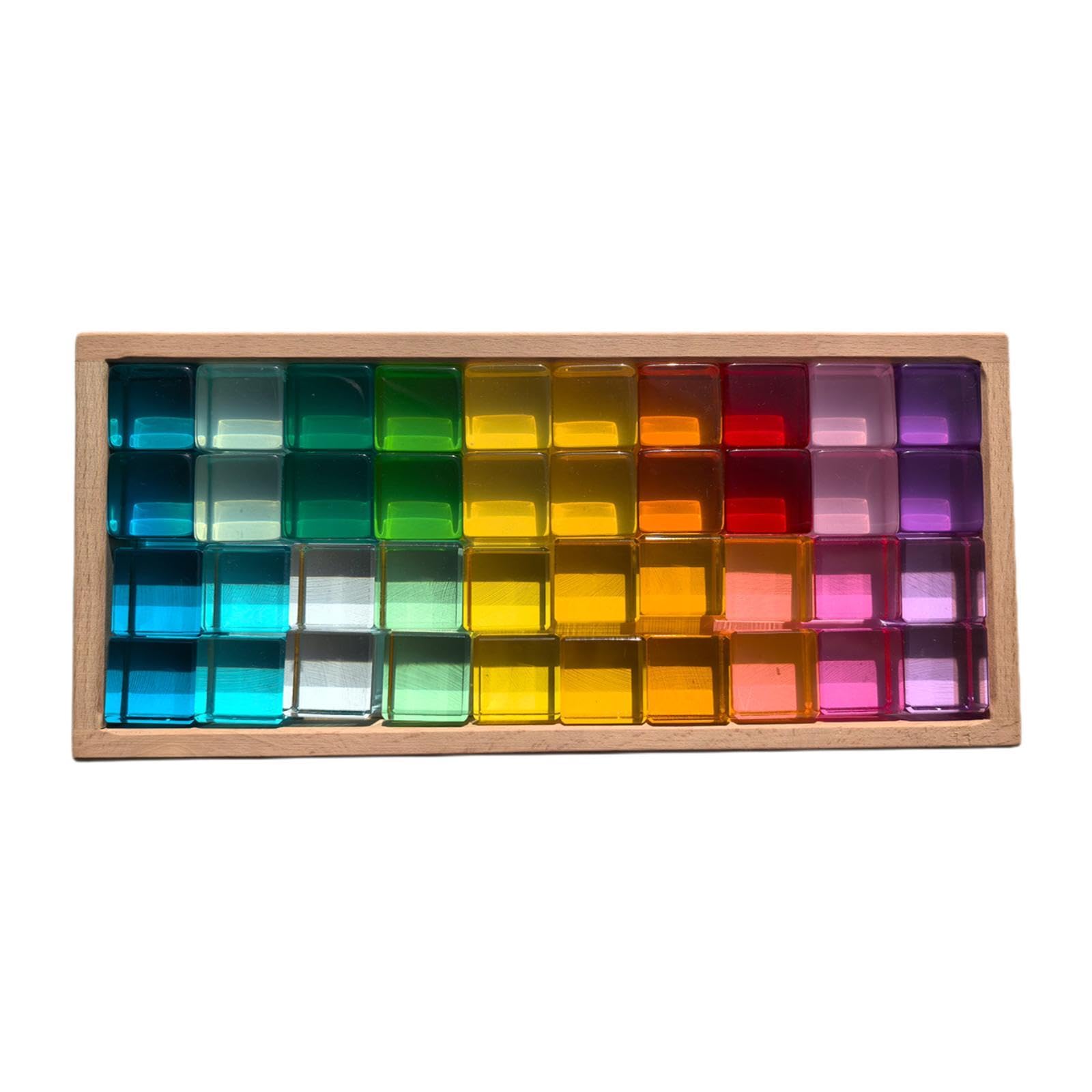 Gioco di Impilamento di Cubi Acrilici per Bambini in Età Prescolare (dai 3 Anni in Su)