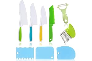 9 Pcs Kids Safe Kitchen Helper Knife Set - Junior Chef Series