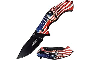 MTech American Flag Pocket Knife: Compact Power with Patriotic Style