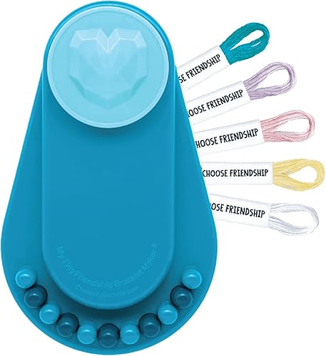Choose Friendship, My Tiny - Fabricante de pulseras de la amistad, original estadounidense, 10 hilos precortados, hasta 4 pulseras, kit de