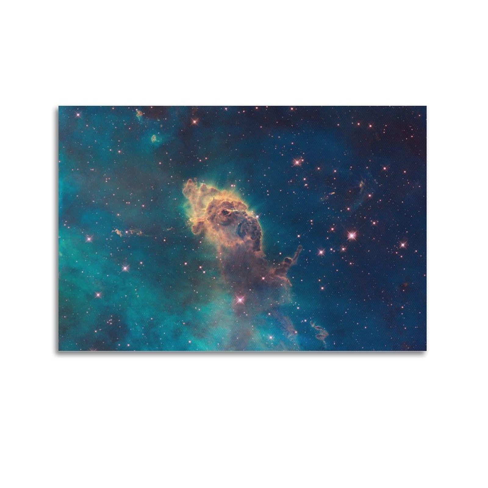 OKAHYS Space Poster Carina Nebula Stellar Jet Decorative Painting Canvas Wall Artworks Picture 20x30inch(50x75cm)