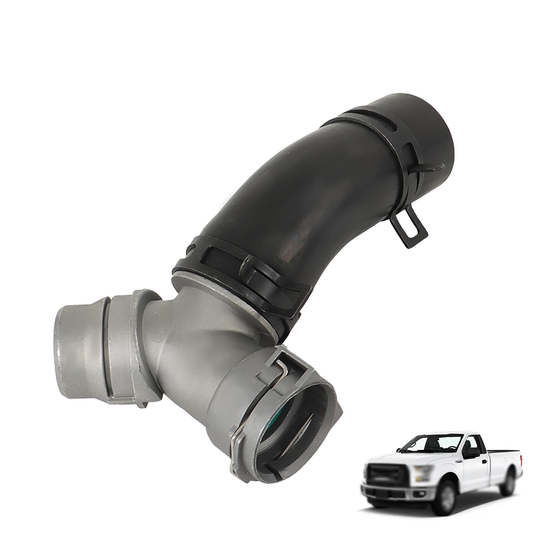 Photo 1 of TJHSM Thermostat to Radiator Hose T Connector v8 Replacement for F150 2011-2018 Replacement for Mustang 2011-2018