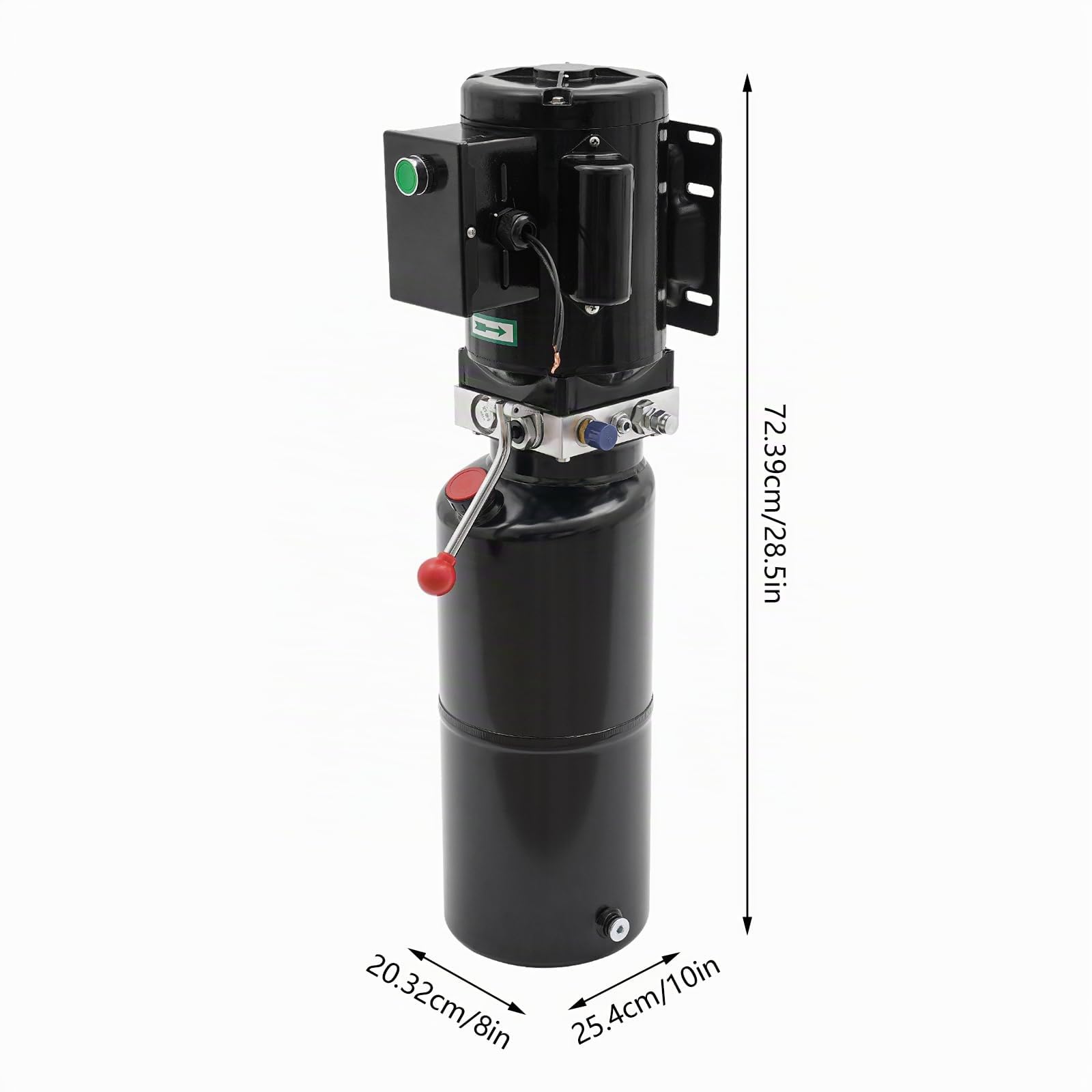 Bomba hidráulica de 10 L, unidad de potencia hidráulica de 220 V, bomba electrohidráulica de 2,2 kW, 2850 rpm, bomba de transferencia eléctrica, bomba hidráulica utilizada para ascensores de coches
