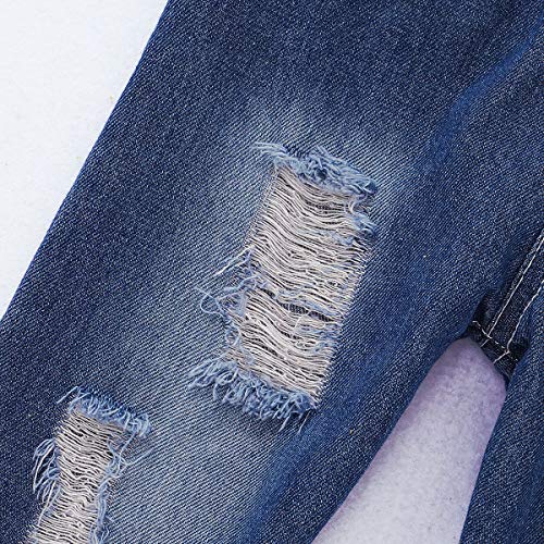 Toddler Baby Girl Outfits Long Sleeve Linen Shirt Cute Ripped Jeans Kids Denim Pants Set Winter 12-18 Months Girl Clothes #TOP5