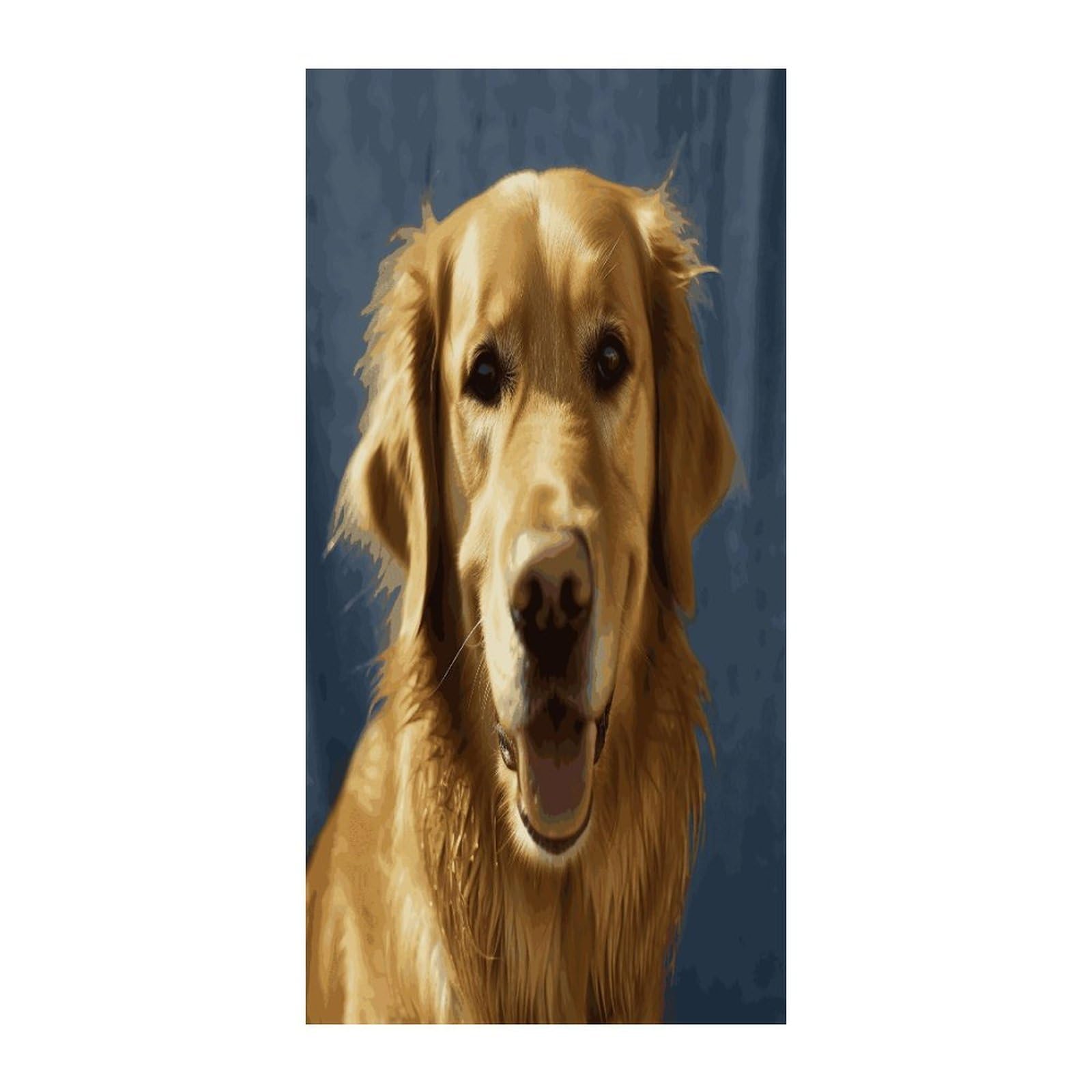 Fekiloot Style Golden Dog Door Curtain Room Divider Curtains