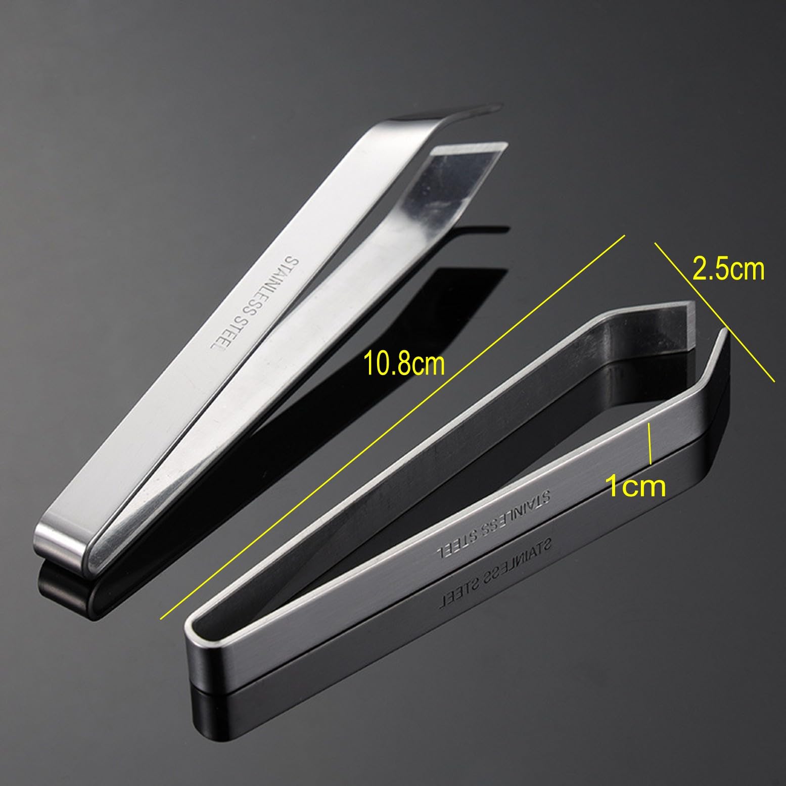 EIHI Pince à Arêtes De Poisson - Lot De 2 En Inox (Inclinée Et Plate) Pour Cuisine