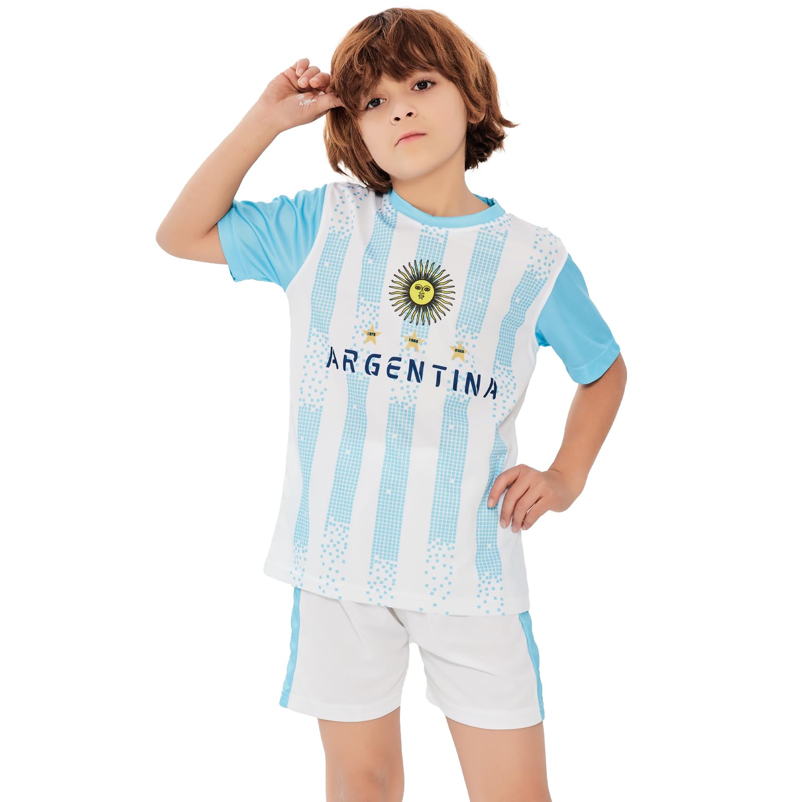 2026 Conjunto de traje entrenamiento for fanáticos pantalones cortos fútbol juvenil camiseta for niños