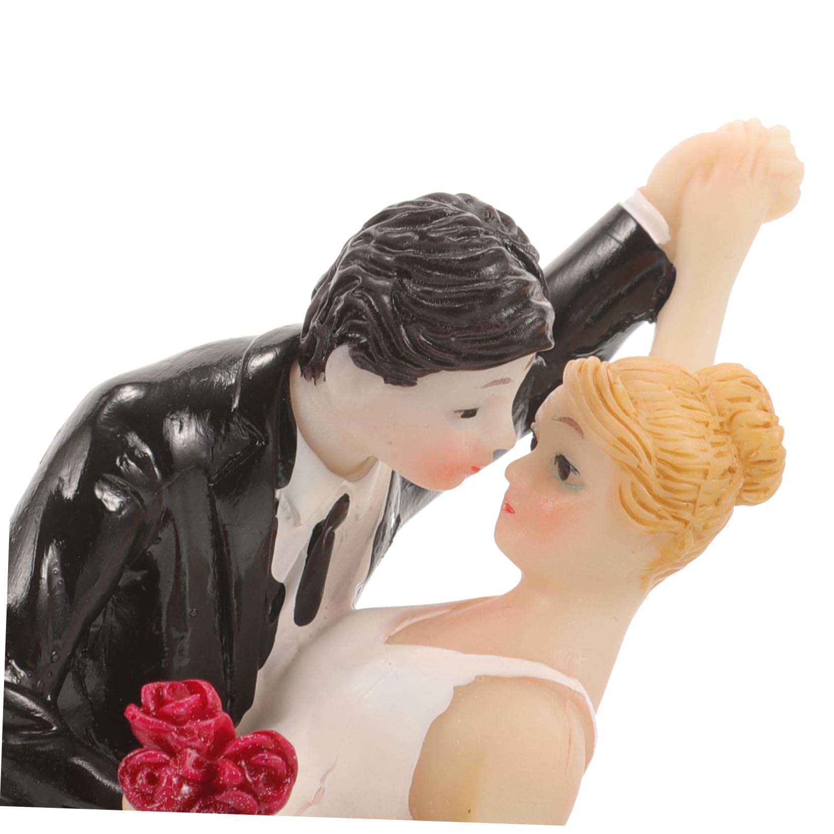 INOOMP 2 Pezzi Decorazione per Torte Nuziali con Sposini Cake Topper per Matrimoni Accessorio Leggero e Ornamentale per Torte Tematiche per Nuziali