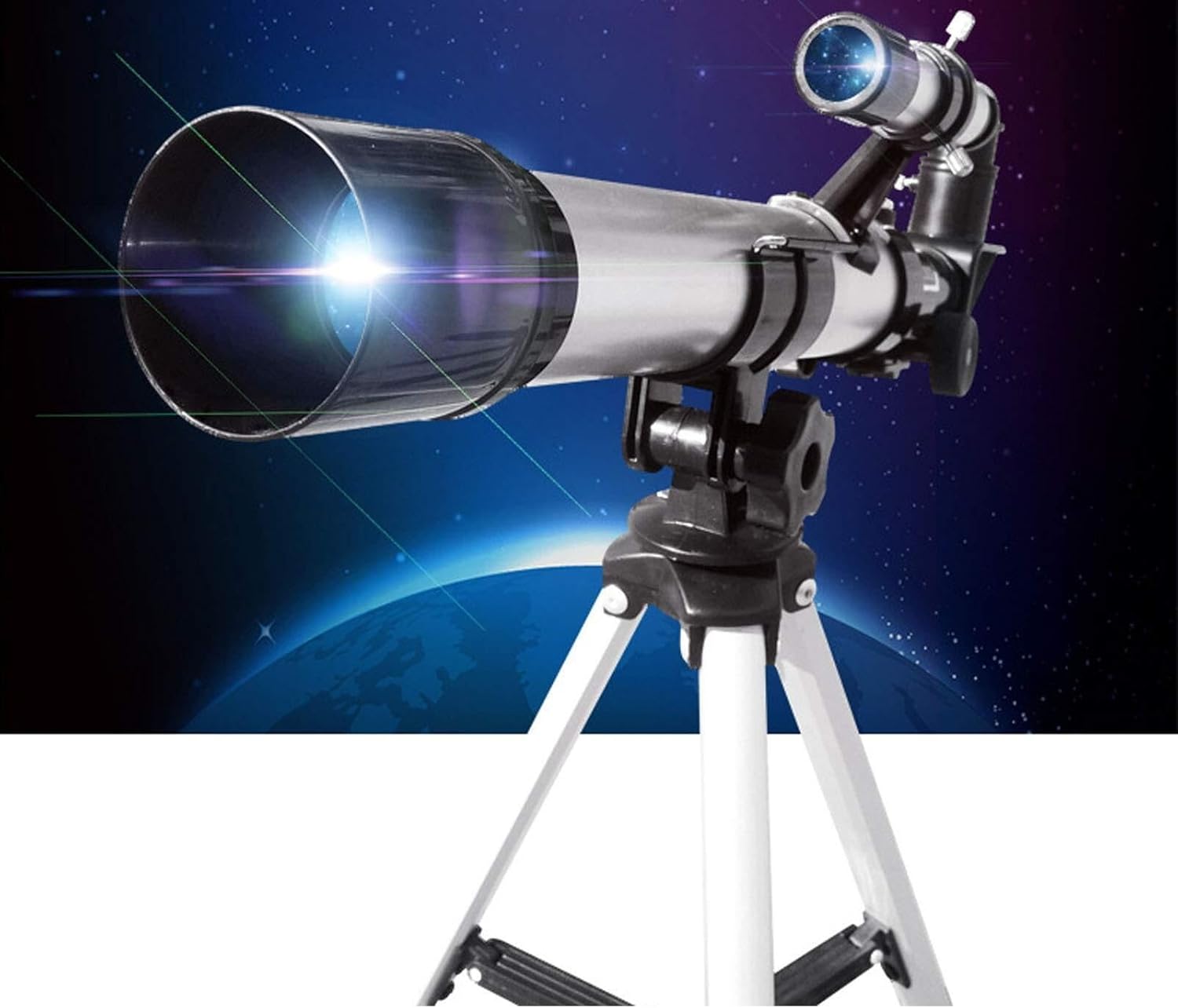 Astronomical Telescope Zoom HD Refractor Monocular with Tripod, Spotting Scope for Kids & Beginners - Educational Science