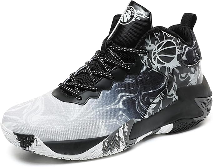 Solastride Scarpe da Basket Alte da Uomo Taglie Forti, Antiscivolo