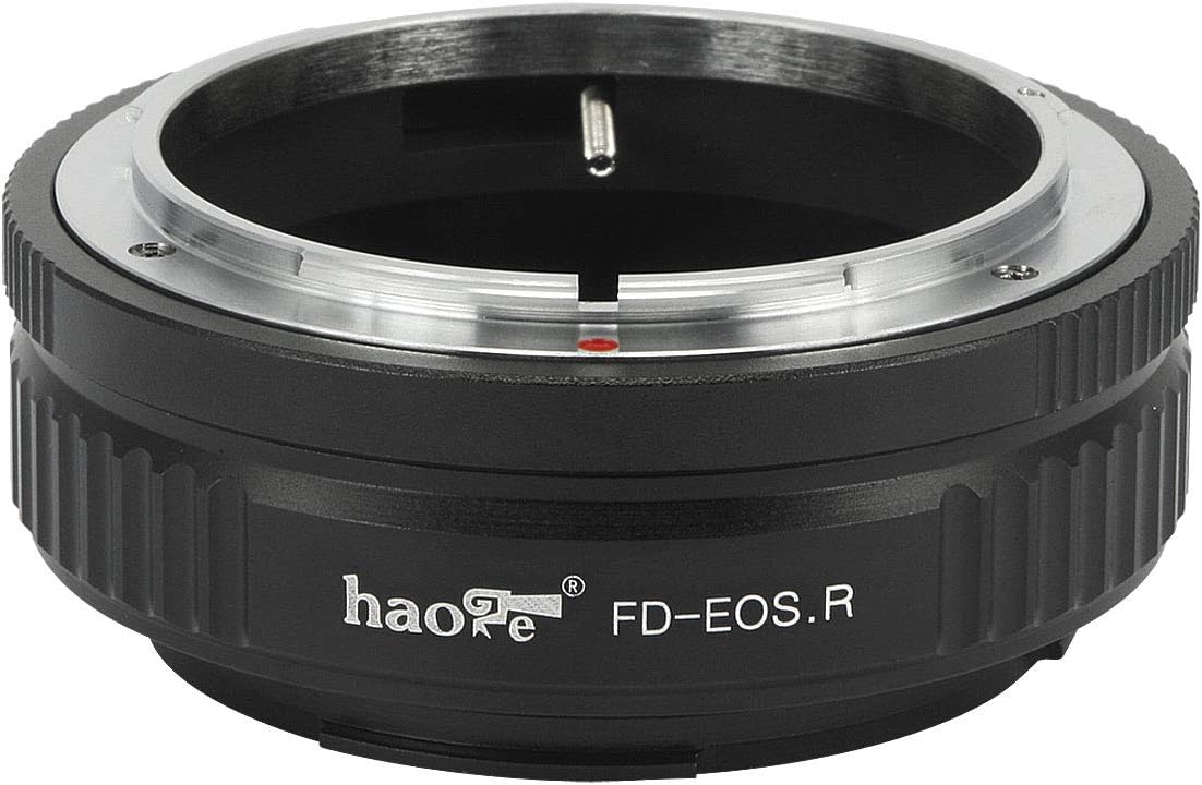 Haoge Manual Lens Mount Adapter for Canon FD Lens to Canon RF Mount Camera Such as Canon EOS R