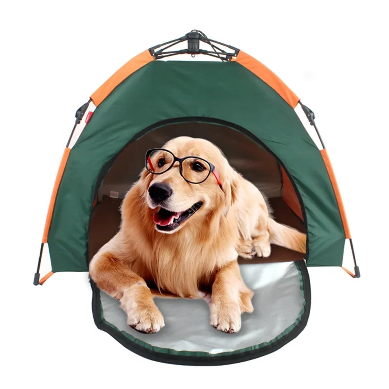 Tentpour animaux de compagnie Tente for animaux de compagnie, lit for chien, tipi pliable et automatique, avec coussin, facile à assembler, convient for Golden Retriever, Husky, extérieur et intérieur