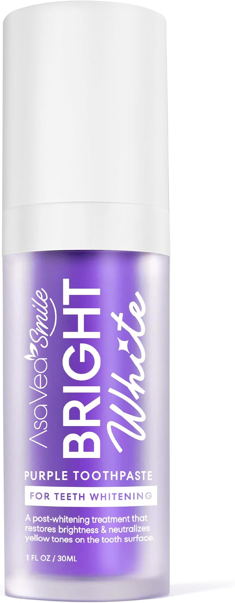 Purple Toothpaste for Teeth Whitening - Purple Colour Corrector Teeth Whitening Toothpaste, Tooth Stain Removal, Teeth Whitening Booster for a Brighter Smile