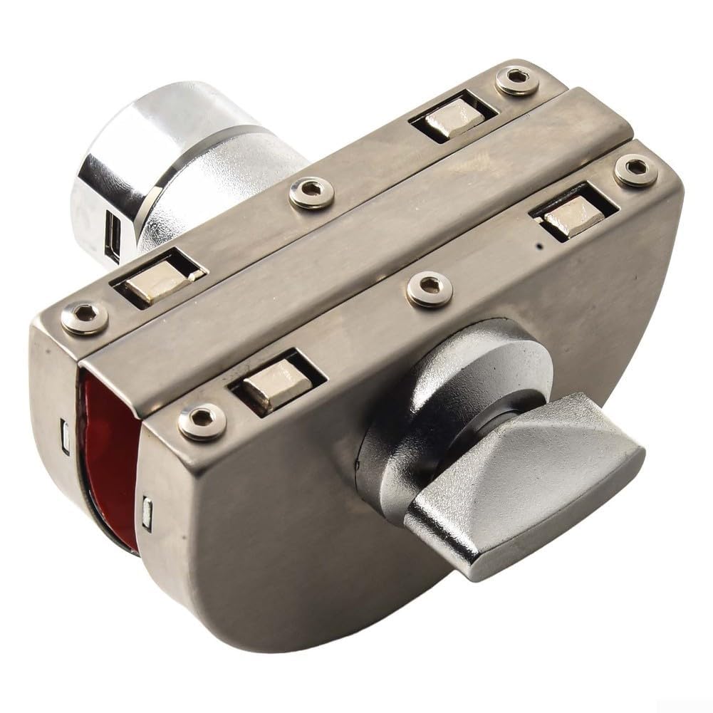 Cerradura de puerta de vidrio con huella dactilar Pestillo electrónico de una sola puerta Cerradura de acero inoxidable Entrada sin llave Seguridad de oficina Sistema de control biométrico Toque para