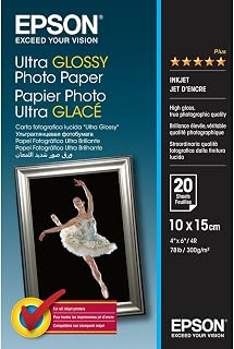 epson Epson Photo Paper Ultra Glossy 10x15 20shts 300gr