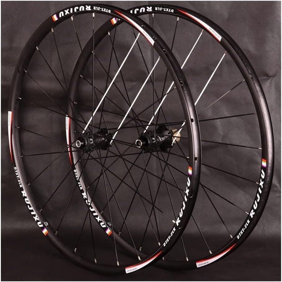 Roue carbone 700c ELzEy à profil 21mm haute rigidité pour axe traversant noir