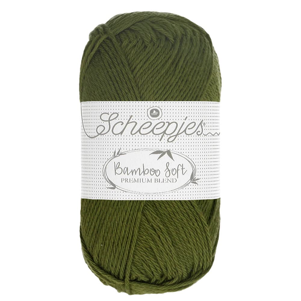 Scheepjes - Scheepjes Bamboo Soft 256 Grand Oak Cotton Yarn - 1x50g