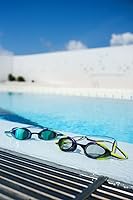 Vista 15 de ARENA Gafas de natación unisex Python Racing para hombres y mujeres, antivaho, sin fugas, máxima comodidad, doble correa, lente con espejo/sin espejo