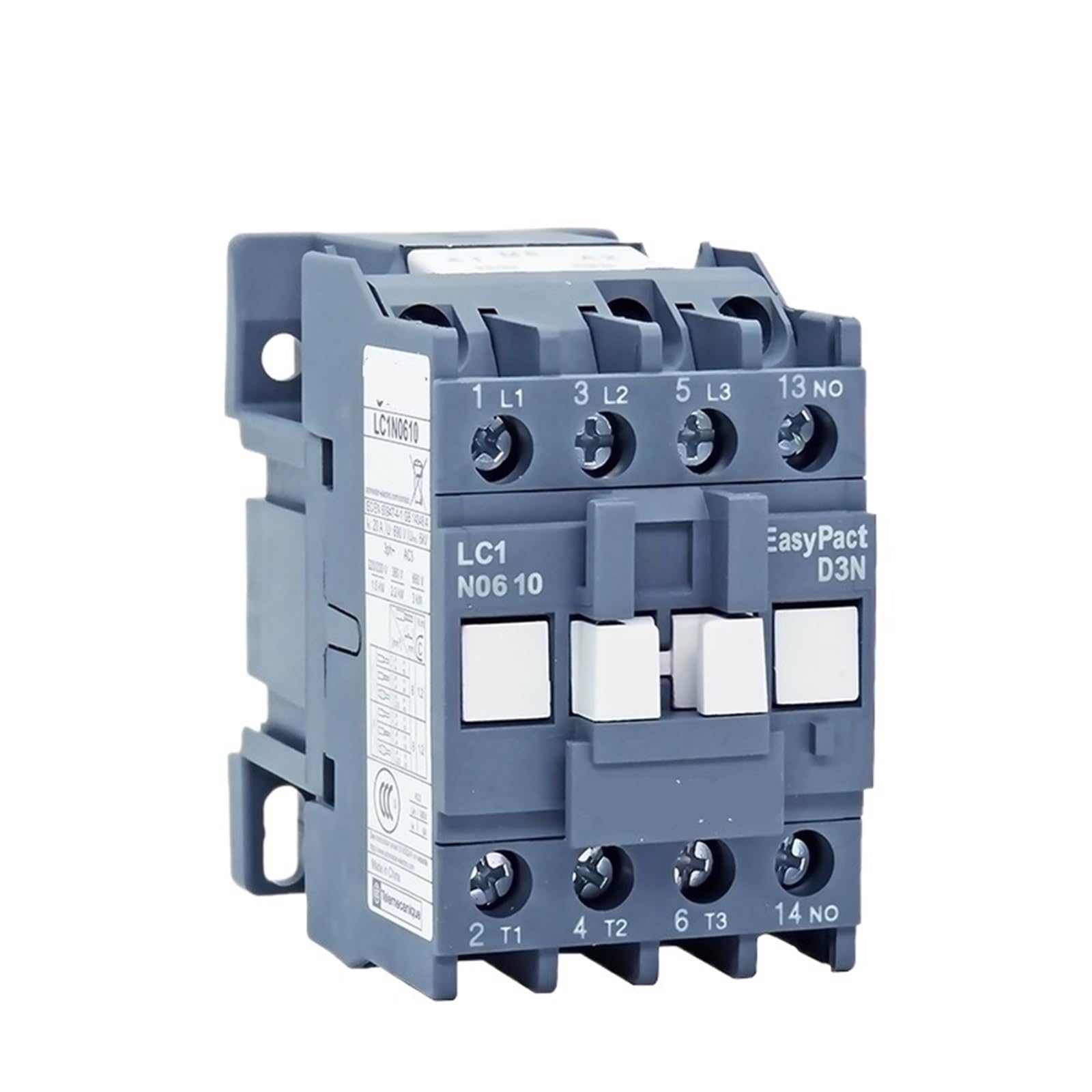 JJHQOKYNA D3N 3-ploe Contactors LC1N06 1NC Or 1NO 50HZ LC1N0601B5N LC1N0610B5N LC1N0601M5N LC1N0610M5N 1Pcs(LC1N0610CC5N 1NO 36V)