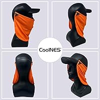 Vista 38 de CoolNES - Protección ajustable para cuello contra rayos ultravioletas, ajustable, multifuncional, 2 en 1, cubrebocas para pesca al aire libre