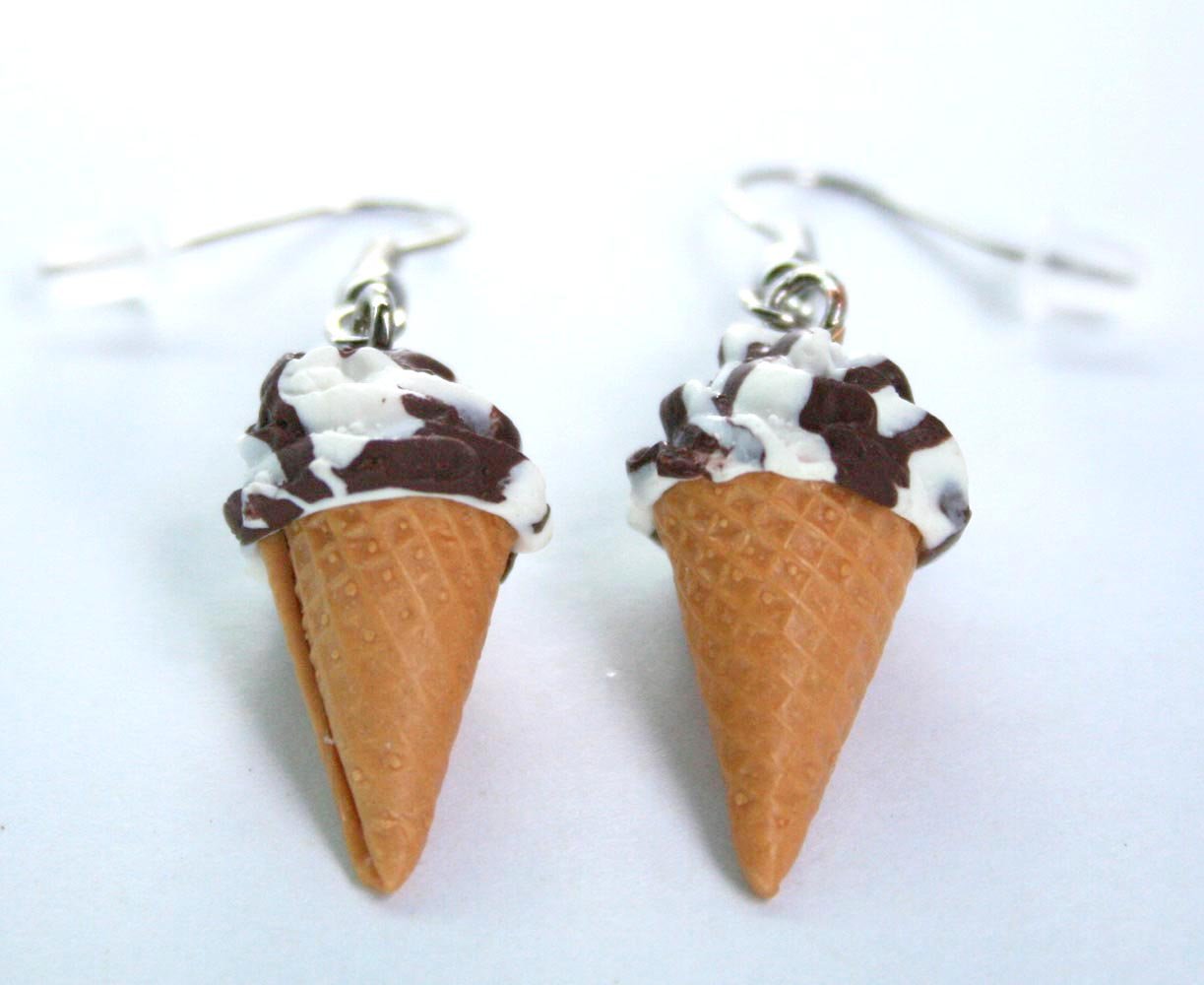 Be Bes earringsPolymer Clay Handmade Mixed Flavor Soft Cream Earrings