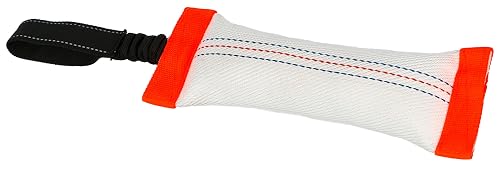 Kerbl Pet 80775 - Saco de Entrenamiento con Lazo (30 x 8,5 cm), Color Blanco y Naranja