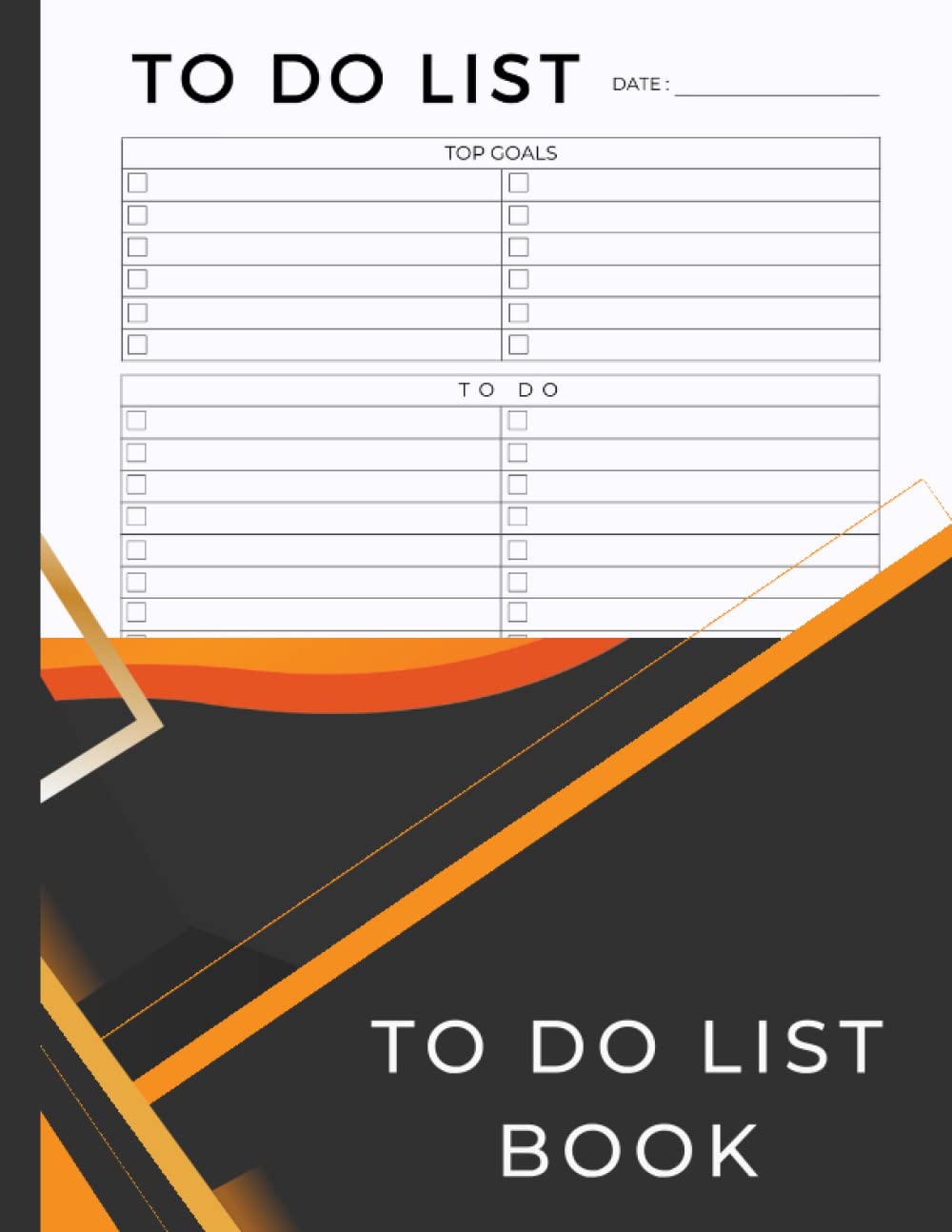 to do list book | 8.5 " x 11 " | 100 Pages