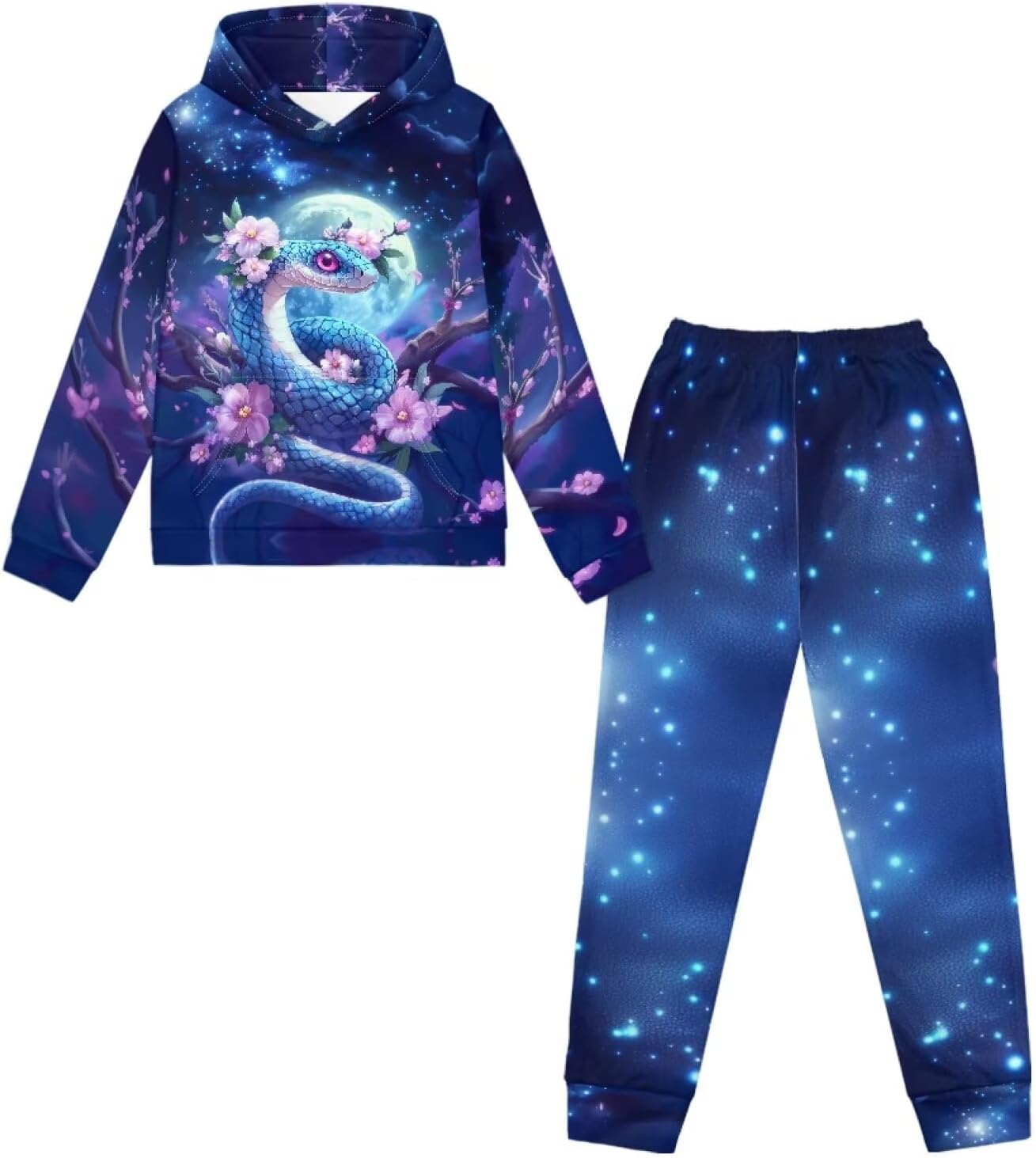 Hoodie and Sweat Pants Set for Girls 5-16Y Hoodies Tracksuit Long Sleeve Sweatshirts Jogger Pant