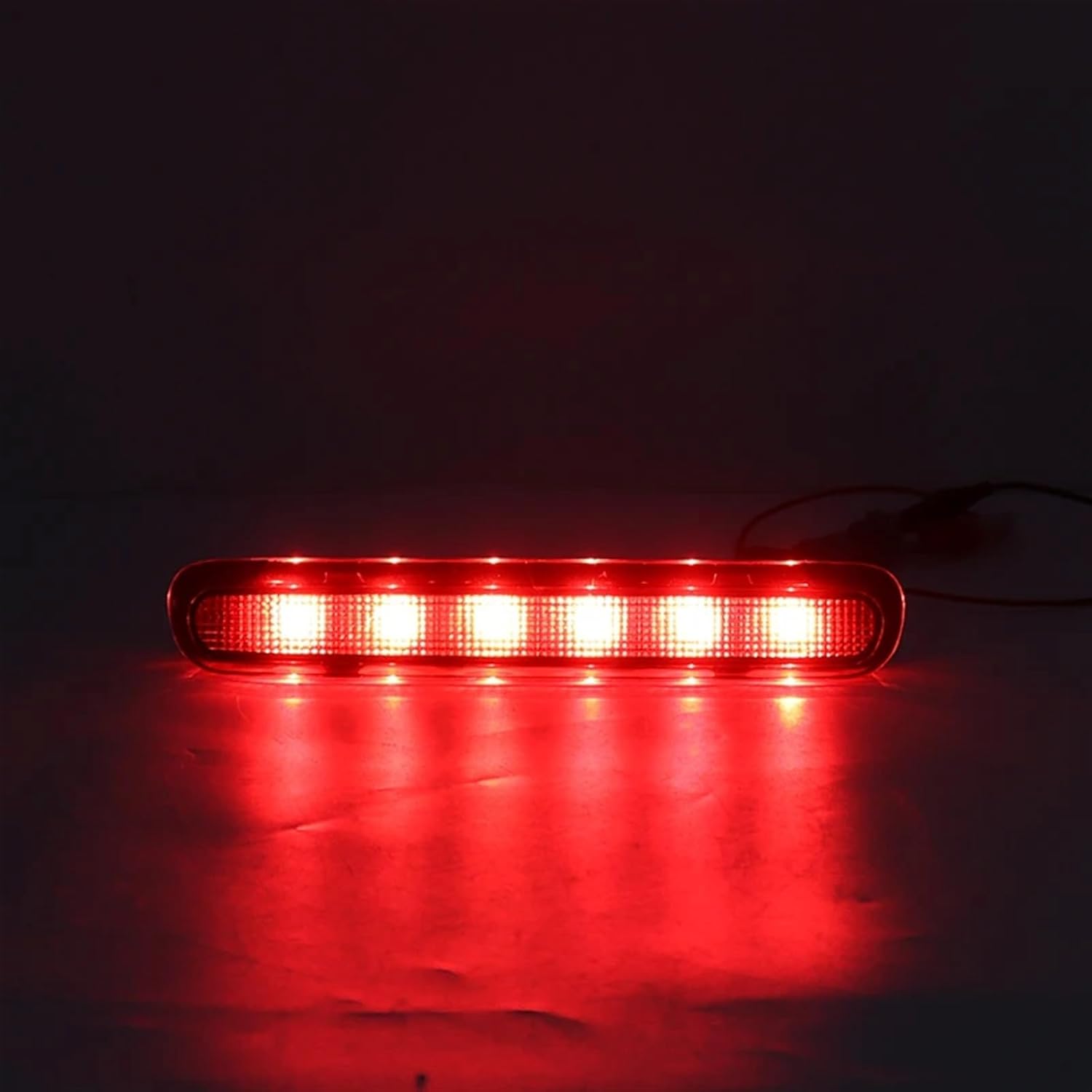 For toyotas Hilux 2005-2012 3rd Third High Position Brake Light Pickup Brake Light Mount Stop Warning Lamp Car Accessories(Red)