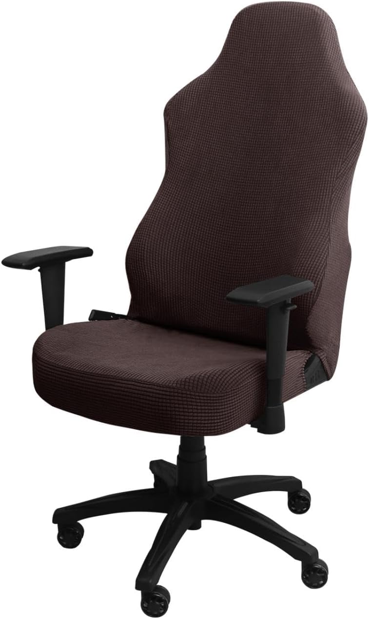 Office Chair Covers Set, Universal Boss Chair Covers Modern Simplism Style High Back Chair Slipcover Removable Computer Chair Cover