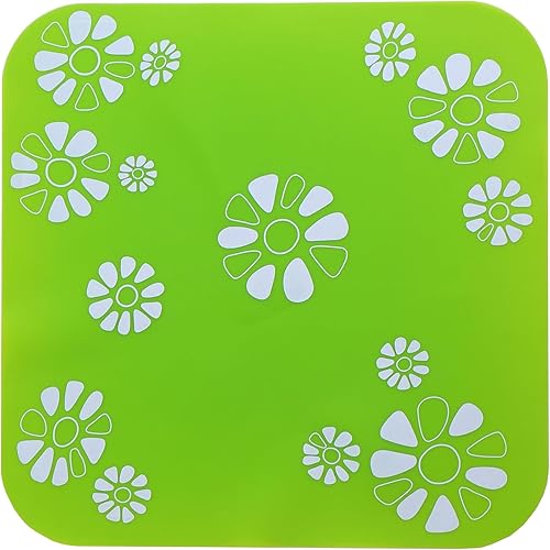 Miniatura 1 de Almohadilla de silicona para fuentes de agua de mascotas, tapete cuadrado de silicona de gran tamaño de 13.4 pulgadas, tapete dispensador de agua