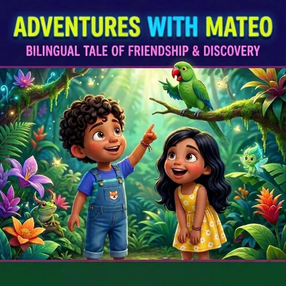 Adventures with Mateo: Bilingual Tale of Friendship & Discovery: Join Mateo & Lucia on a Treasure Hunt in English & Spanish - A Heartwarming Children's Story