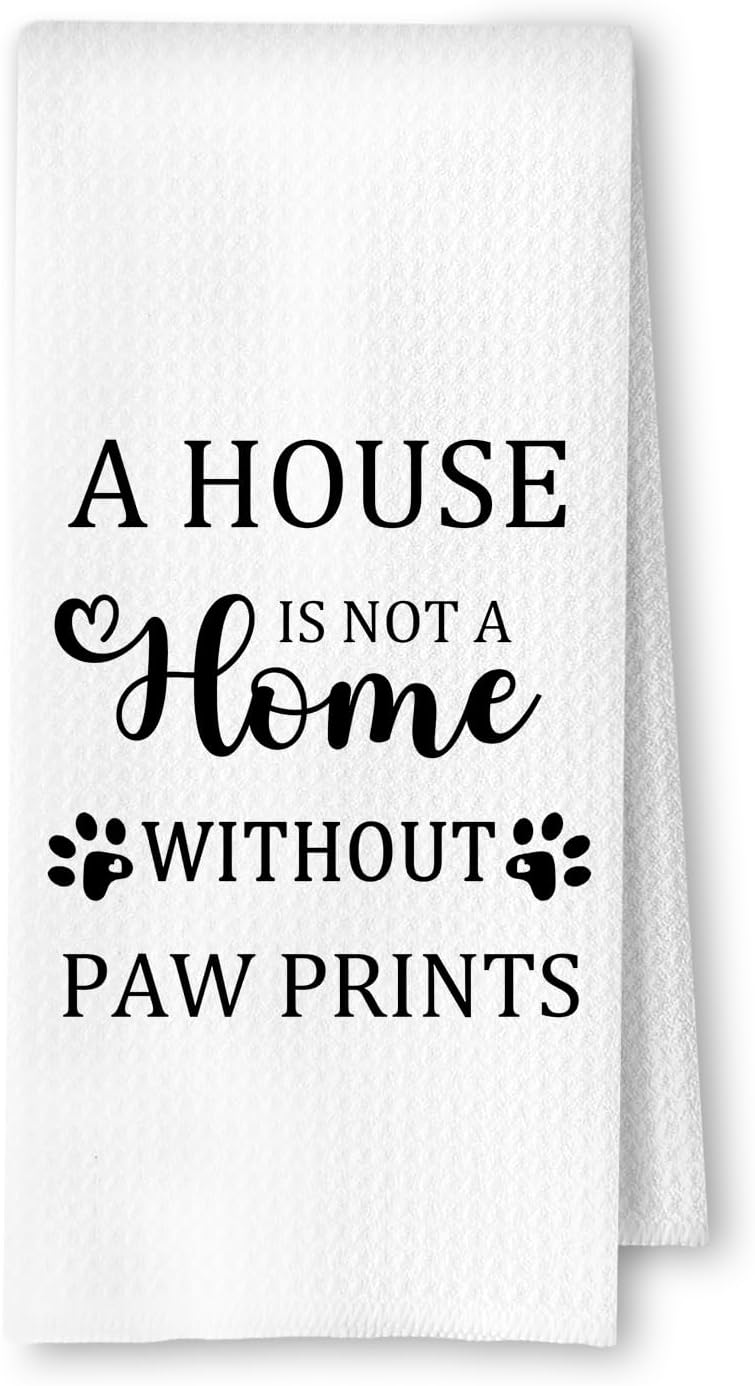Dog Mom Gifts Kitchen Towels, Gifts for Dog Lovers Hand Towels for Bathroom Decor, Pet Lover Gifts Dish Tea Towels for Kitchen Decor for Women Men, 16x24 Inch