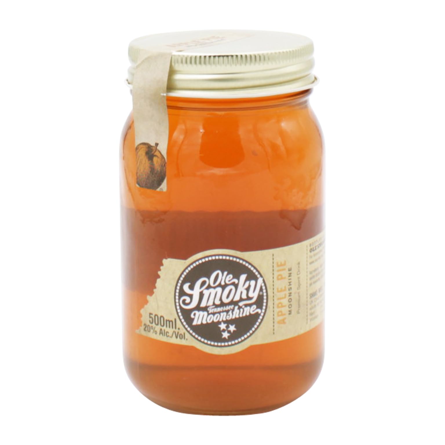 Ole Smoky Moonshine Apple Pie Whiskey Whisky (1 x 0.5 l)