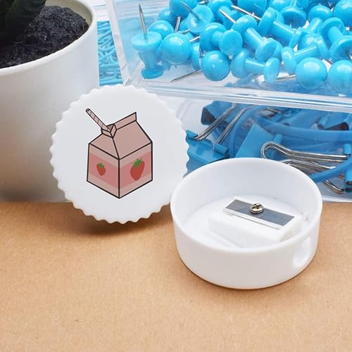 Miniatura 4 de Azeeda Sacapuntas compacto "Strawberry Milk Carton" (PS00025010)