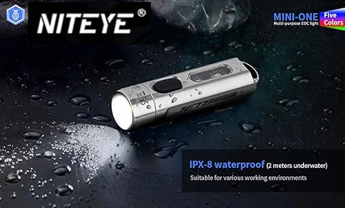 Miniatura 9 de JETBeam Mini ONE USB carga Cree XP-G3 500 lúmenes 5 color LED linterna