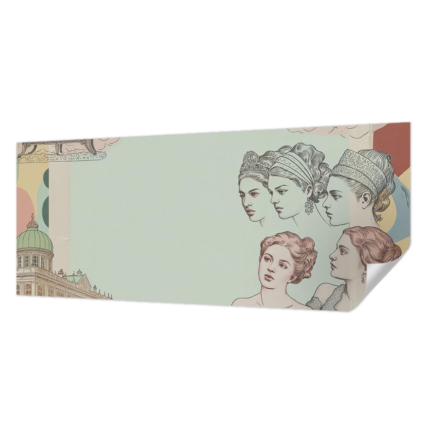 Papier peint adhésif avec motif décoration intérieure panoramique pose murale