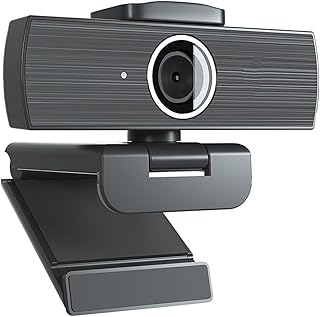 1080P Webcam Web Camera Webcam 4k USB Webcam 1080P Web Camera with Microphone Web Cam for PC Computer Laptop Stream Video Mini Camera with Webcam Cover for Conferencing and Video Calling