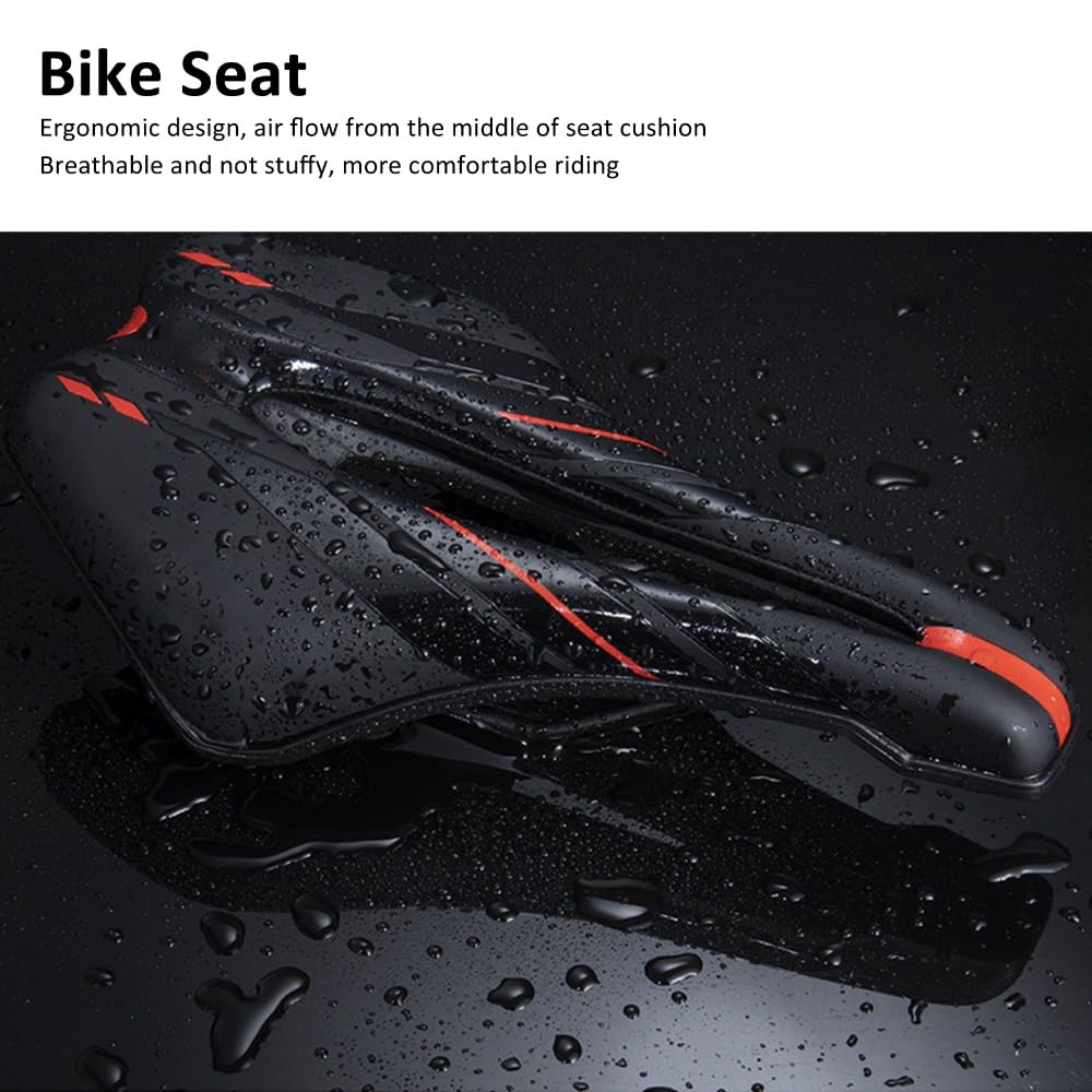 Fahrradsitz, weiches Kissen, Fahrradsattel-Ersatz mit hohlem, atmungsaktivem, weichem Kissen für Mountainbike, Rennrad, Outdoor-Fahren
