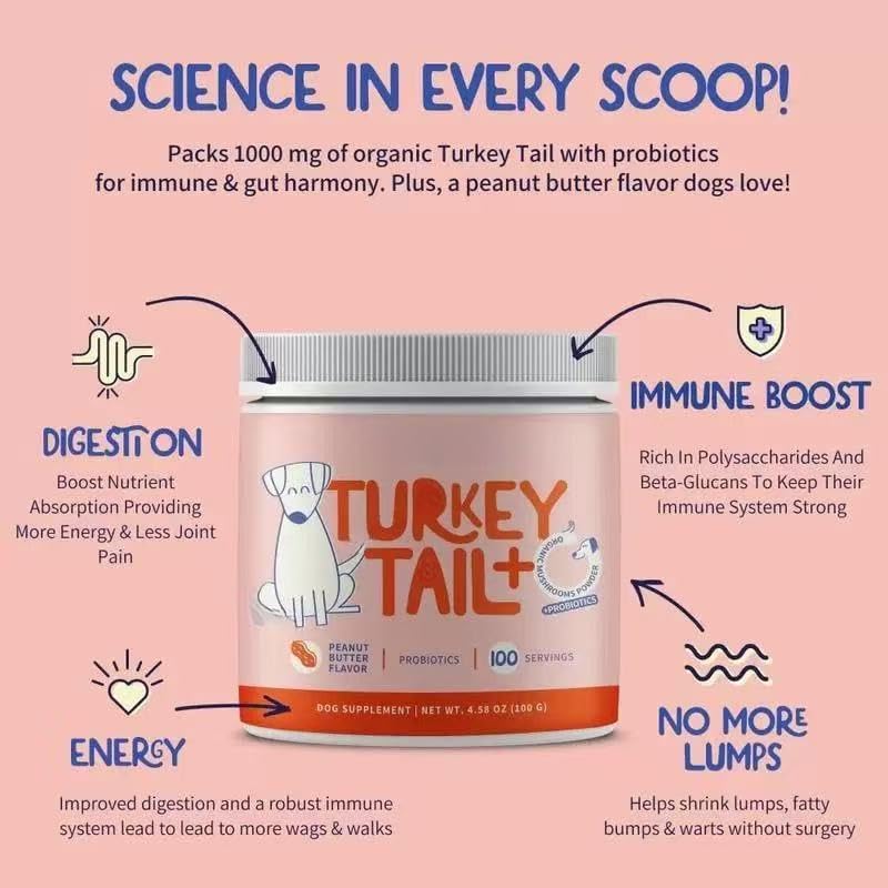 Probiotici per cani - Salute immunitaria, Digestione, Pelle, Energia, Supporto vitaminico articolare