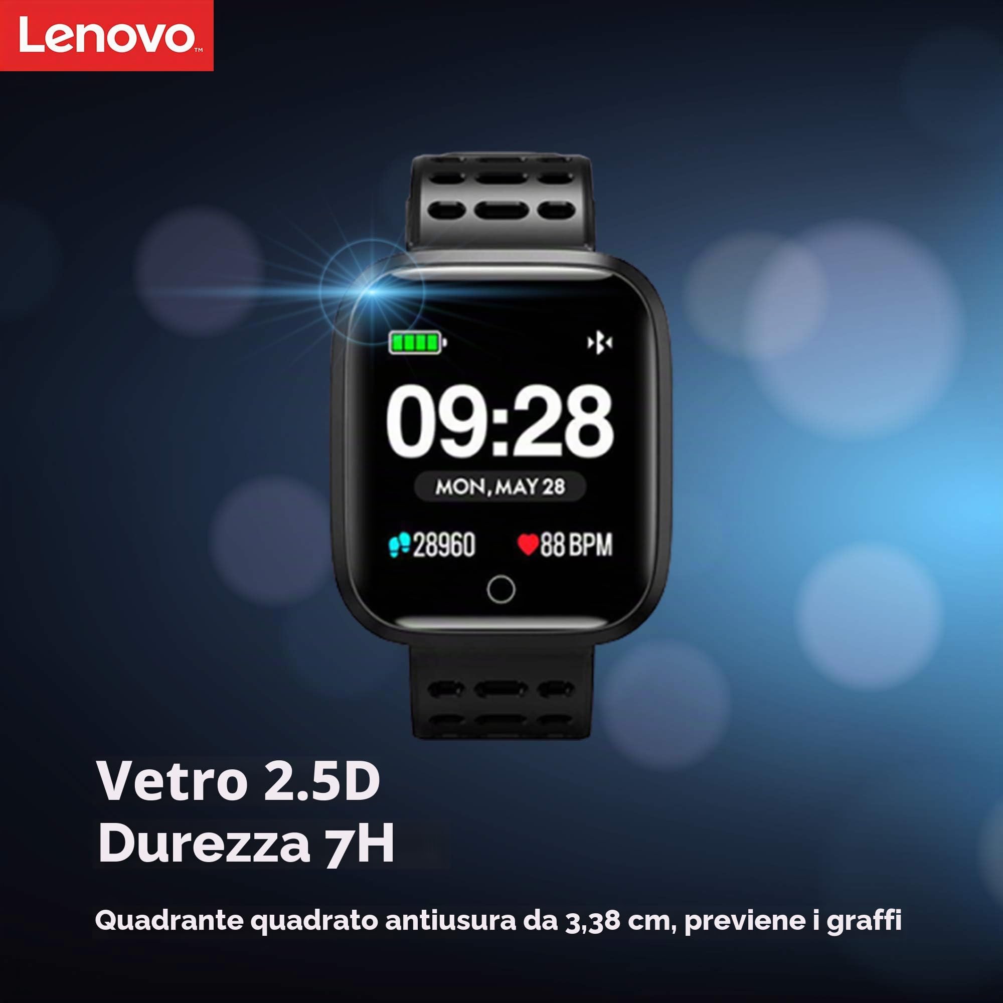 Lenovo E1 Black Smartwatch Grey/Silver