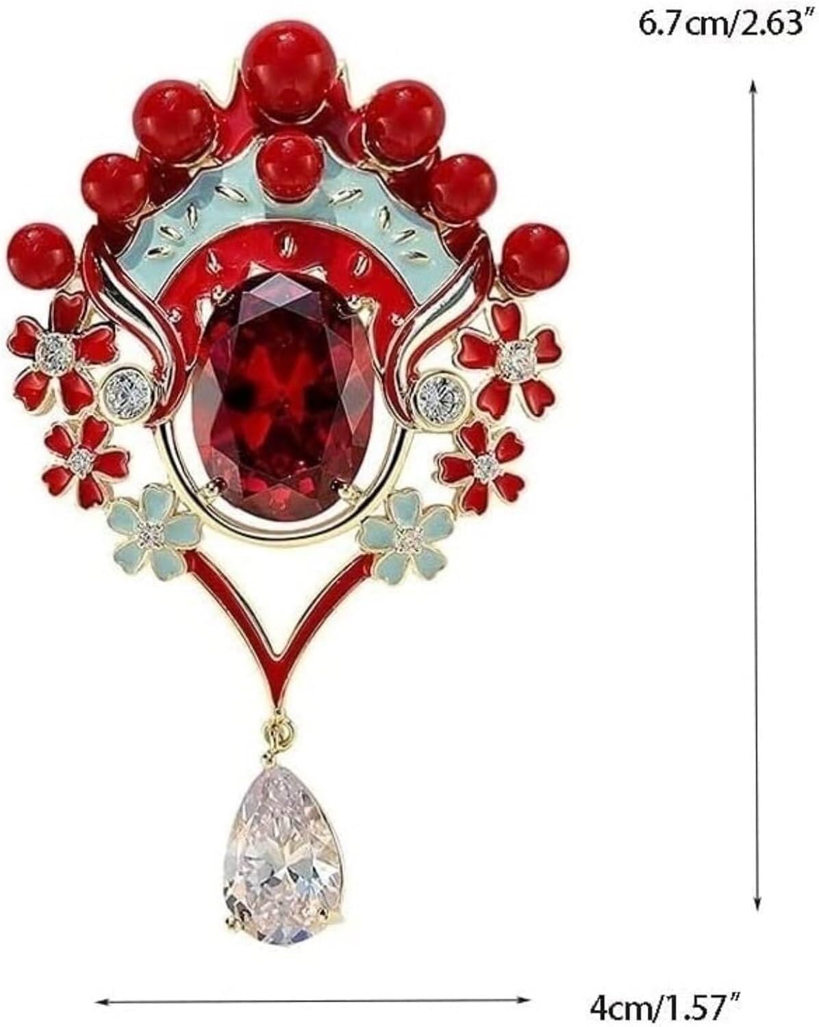 spille, Spilla Bouquet da donna Distintivo Sciarpa Clip Decorazione di gioielli Accessori moda for Strass